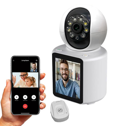 Camara De Seguridad Bidireccional con Pantalla